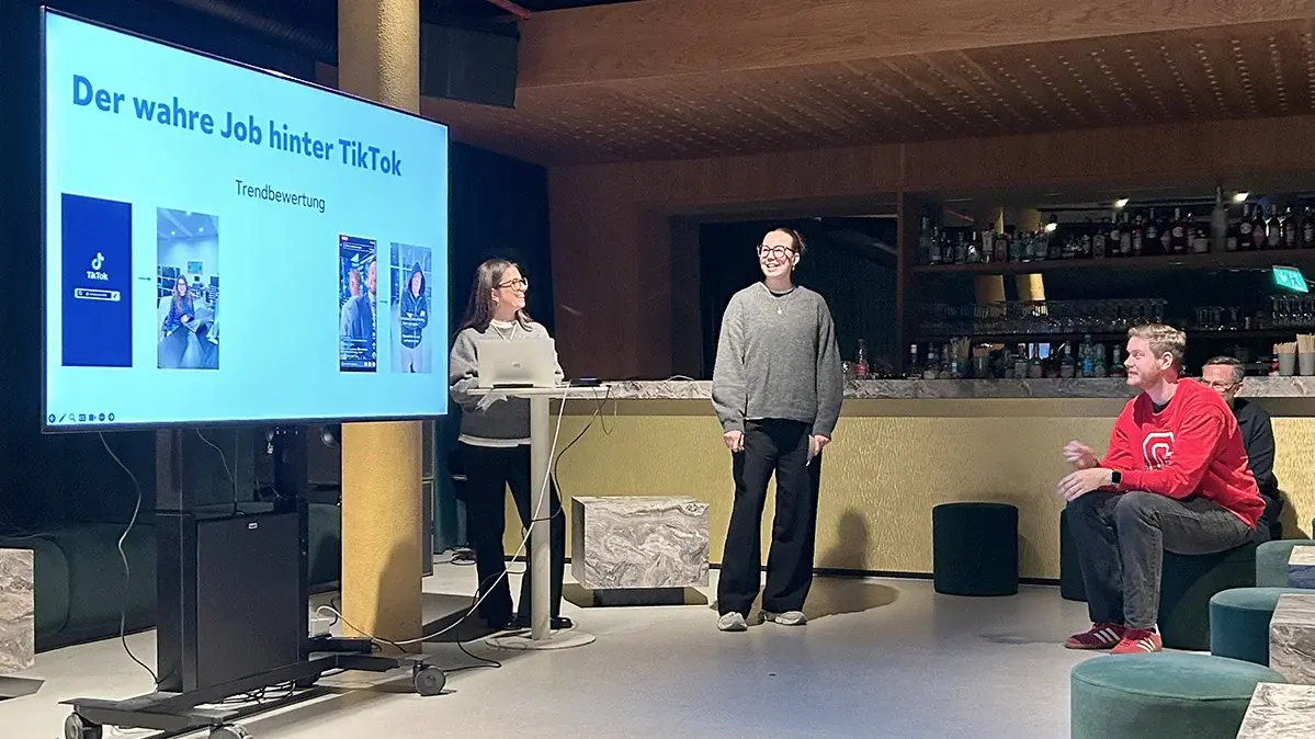 Eine Mitarbeitende von LMWA berichtet über ihre Tätigkeit.