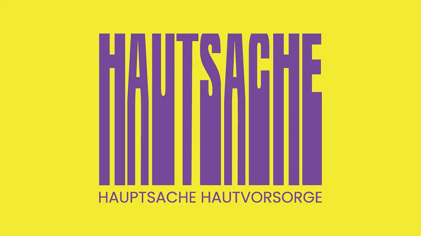 Lettering of the word Hautsache